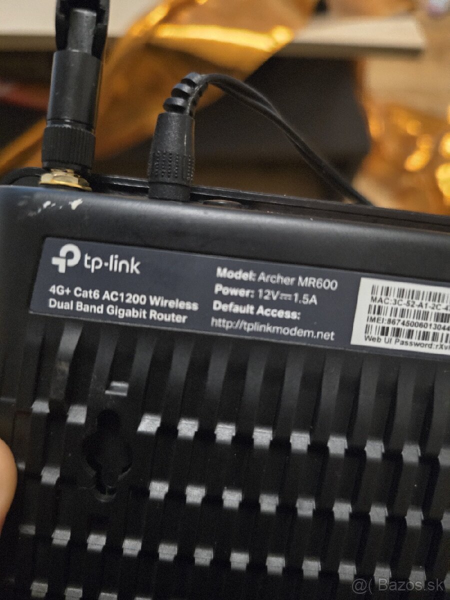 WIFI ROUTER - TP-Link Archer MR600 (nano sim) - 5