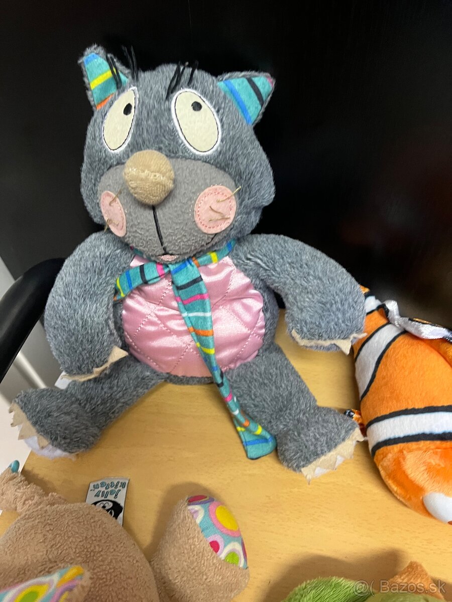 Plyšové hračky-psík, korytnačka, medvedík, Nemo… - 5