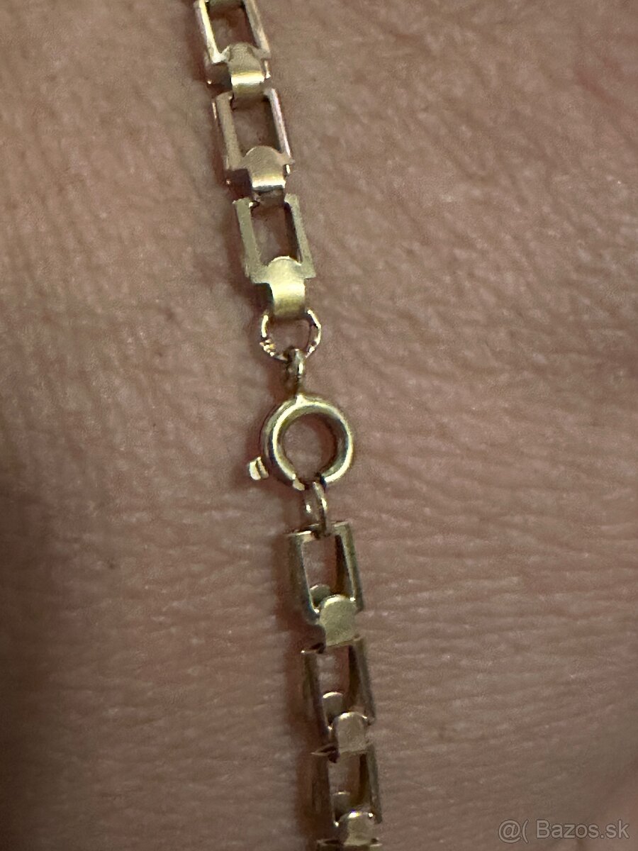 damska zlata retiazka náhrdelník 14kt zlato - 5