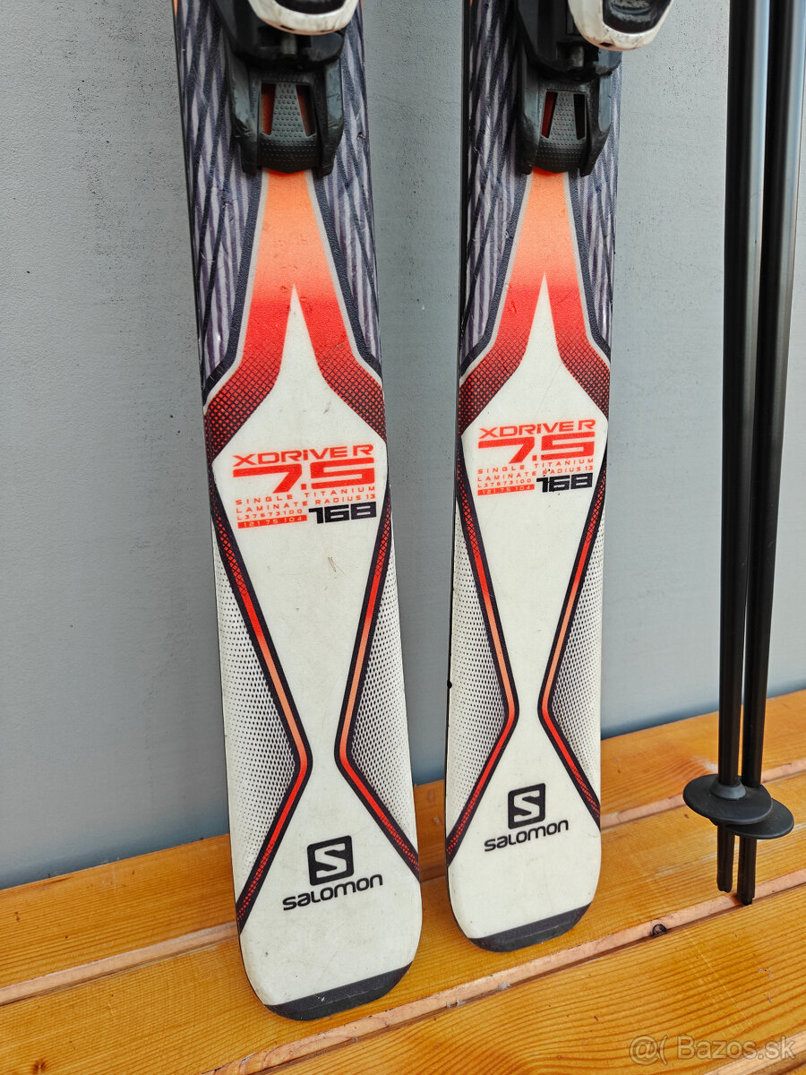 LYŽE SALOMON XDRIVE 7.5 168CM - 5