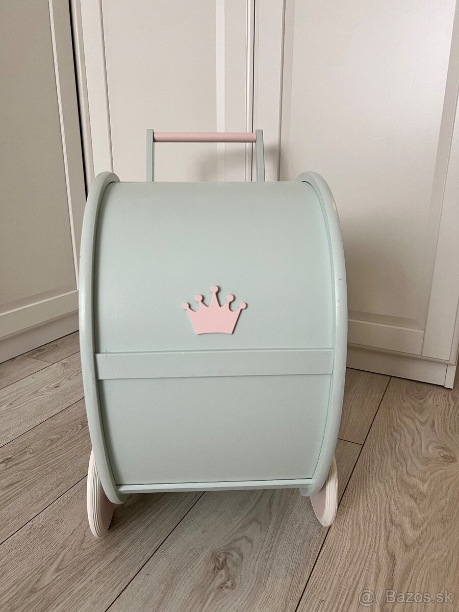 Predám drevený detský kočík - 5