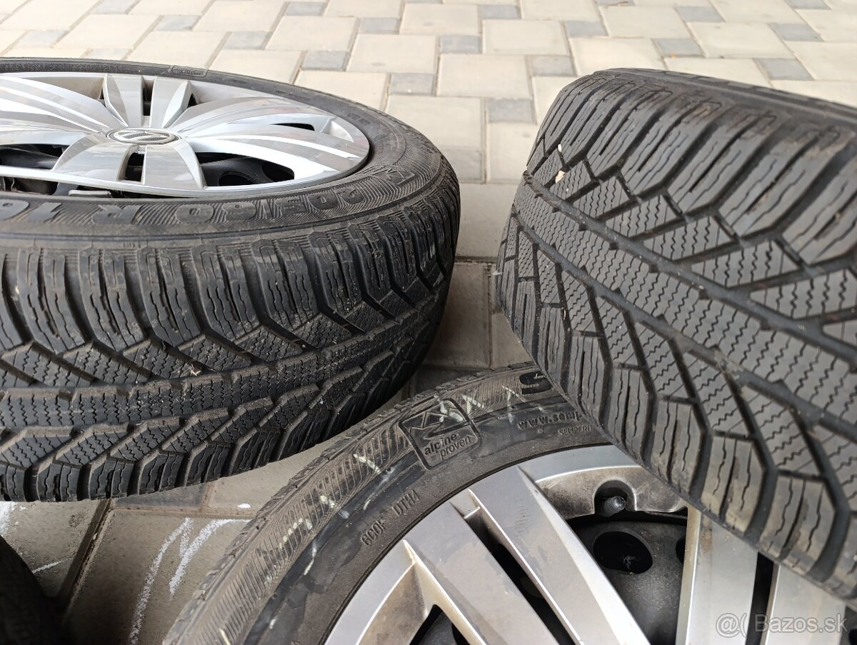 Zimné pneumatiky 205/60 R16 na diskoch 5x112 ET48 - 5