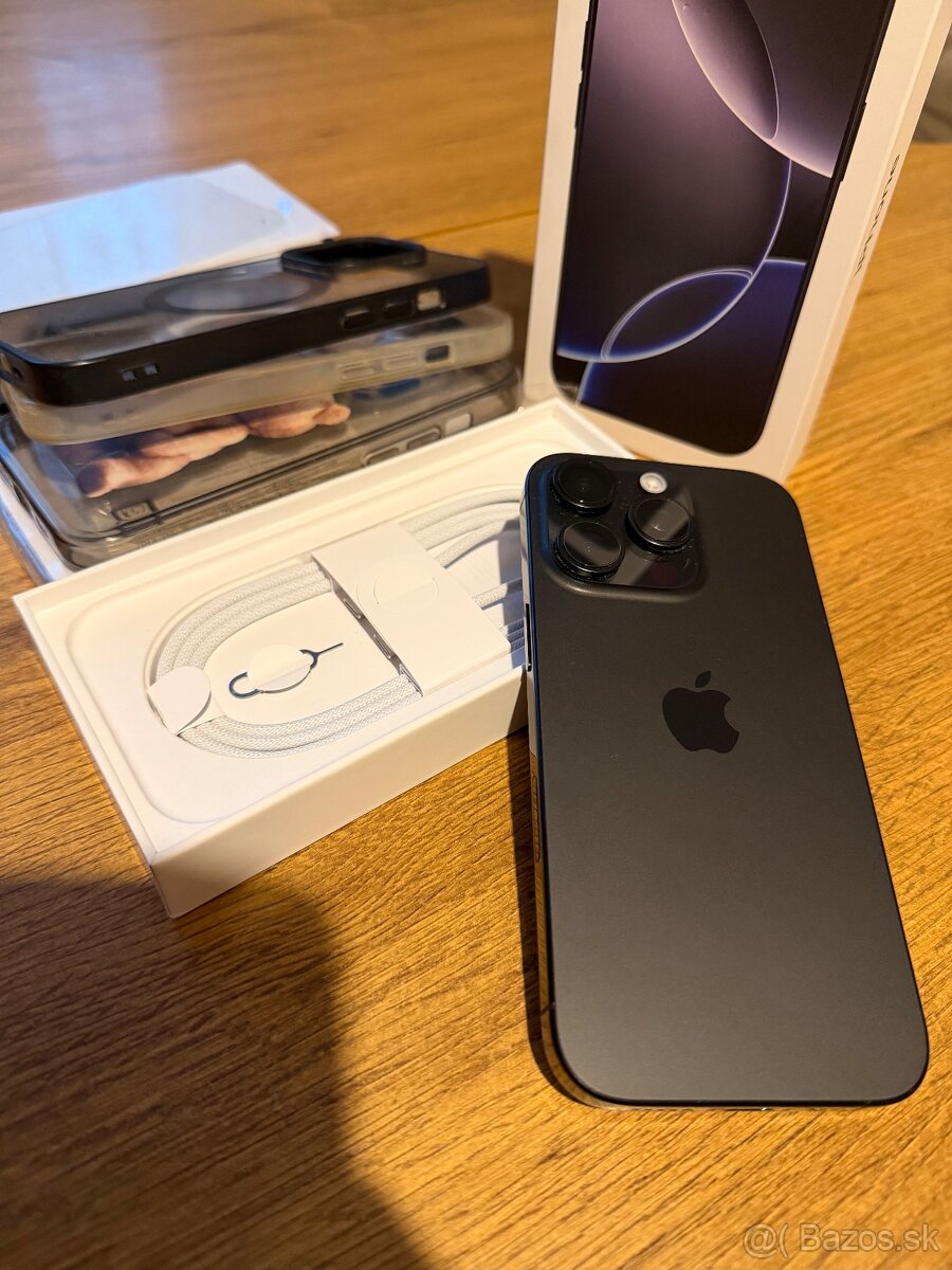 Iphone 16 pro 128gb čierny titán - 5