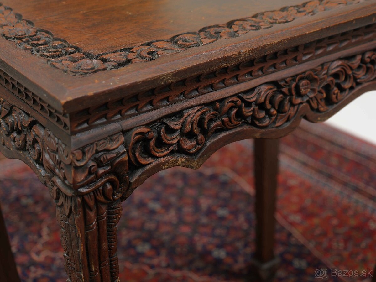 Hniezdové stolíky vyrezávané - 5