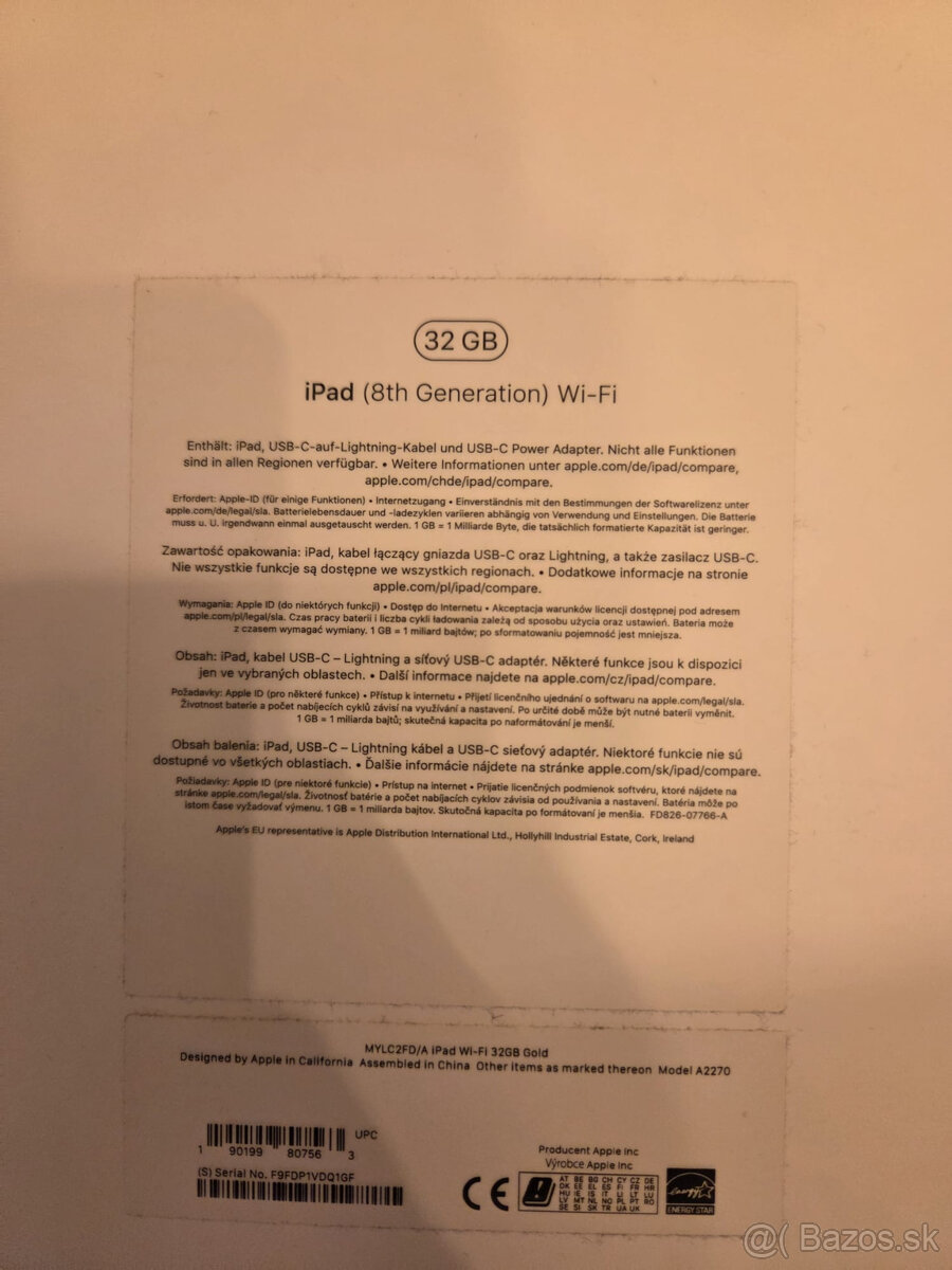 iPad 8th gen 32GB WiFi Gold 2020 + Apple Pencil 1st gen - 5