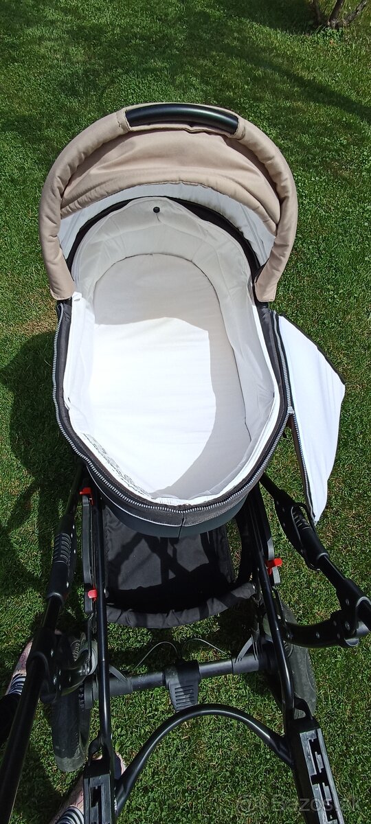 Kočík pre dvojičky/ súrodenecký kočík a vajíčka do auta - 5