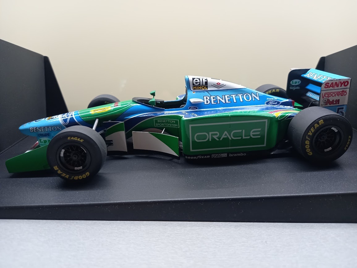 F1 BENETTON FORD B194 GP ANGLIE 1994 SCHUMACHER 1:18 - 5