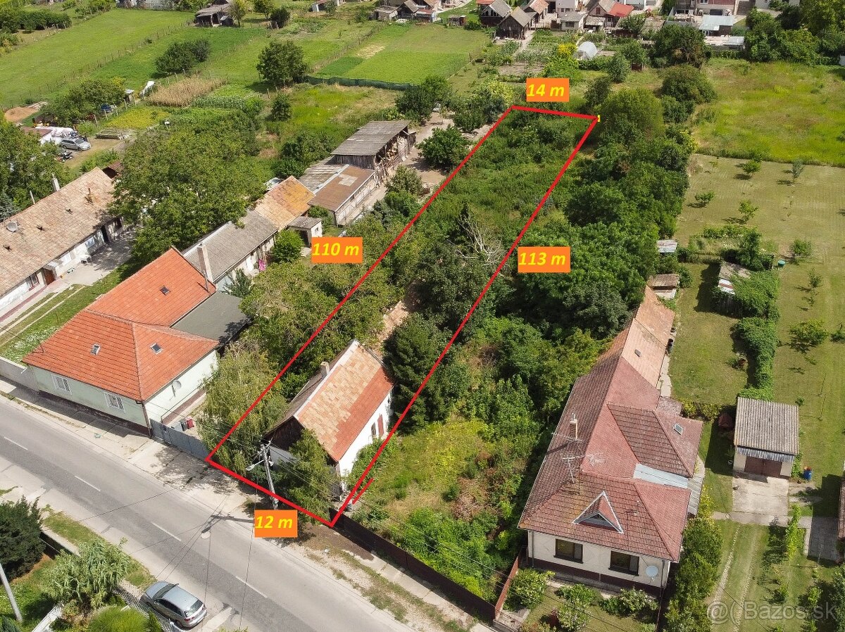 Starší rodinný dom na predaj, pozemok 1423 m2, Veľké Blahovo - 5