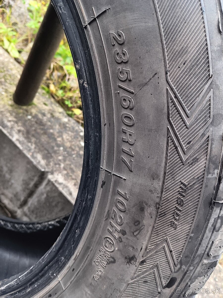 Predam 4x zimné pneu 235/60-17 - 5