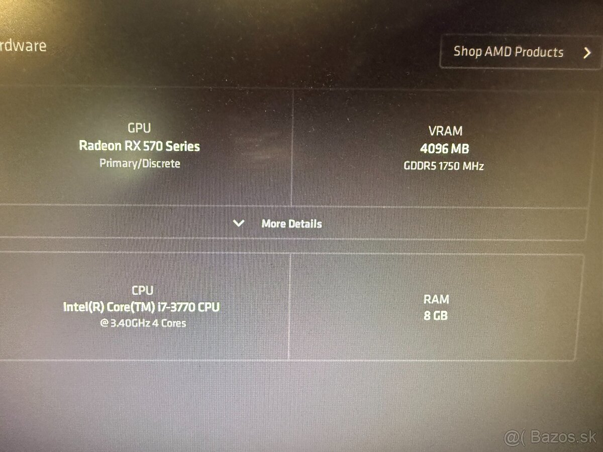 Herný počítač i7-3770 RX 570 SSD + HDD RGB Win11 - 5