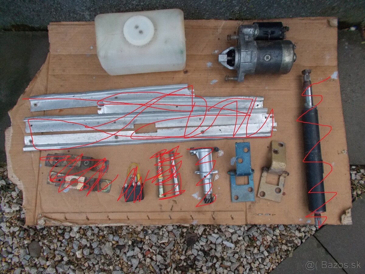 Predam neznamy starter skoda 120 nadrz ostrek simer na polos - 5