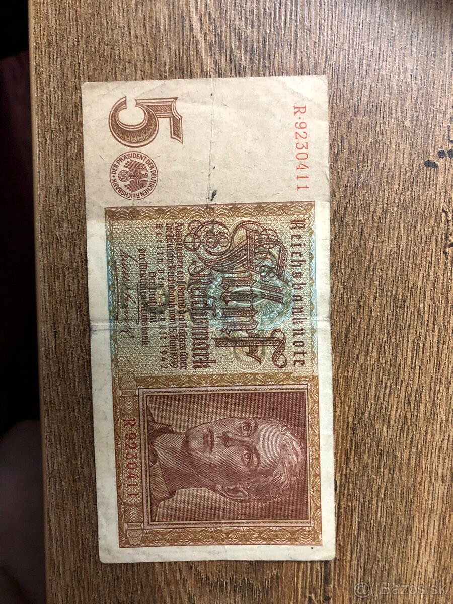 Bankovky DEUTSCHLAND 1 - 5