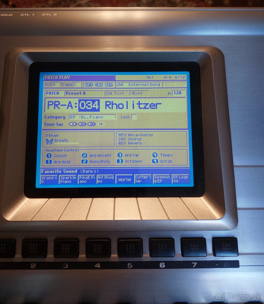 Roland Fantom (FA-76) workstation - 5