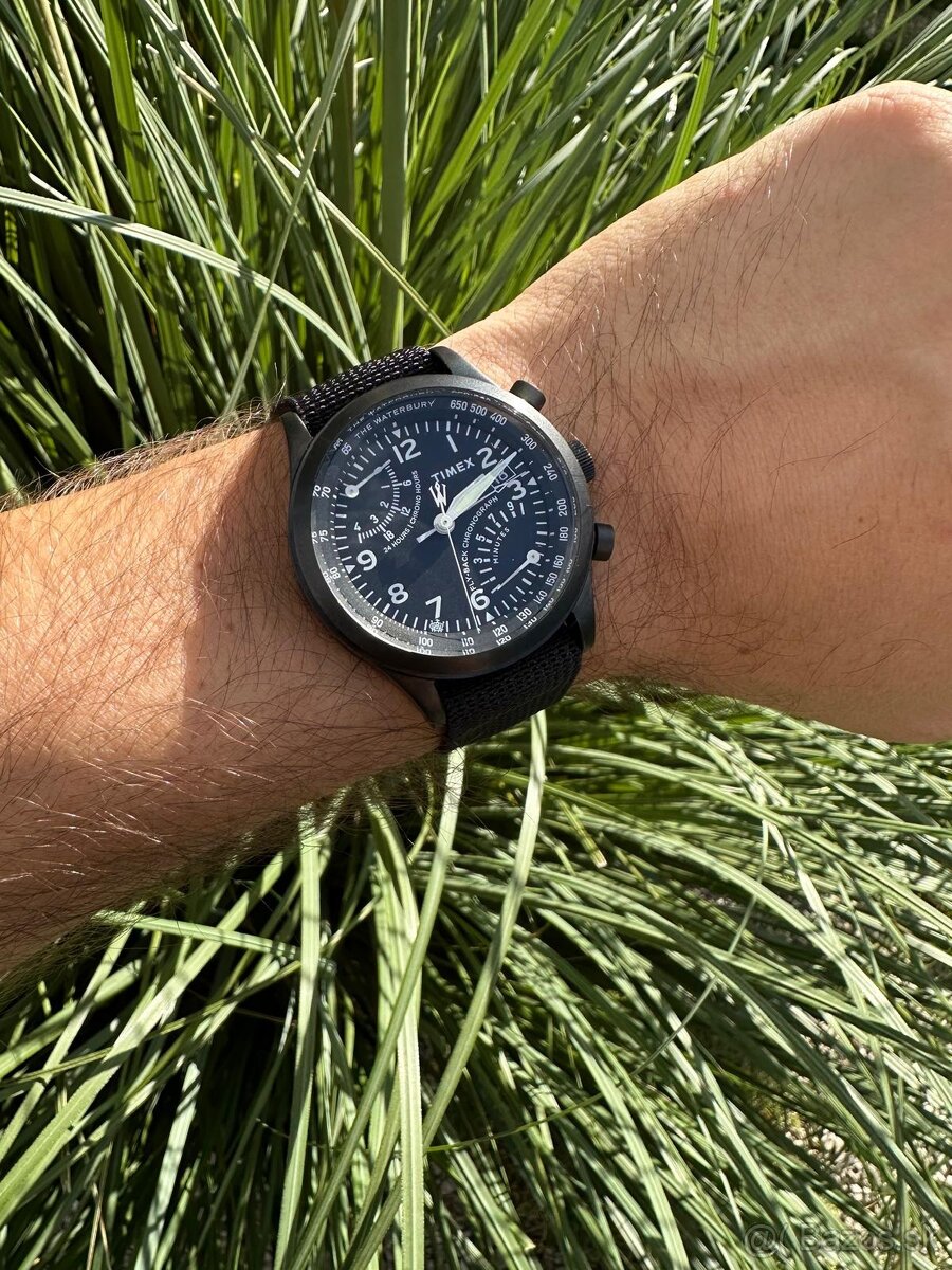 Timex Chrono - Waterbury Flyback Chrono full set + extras - 5