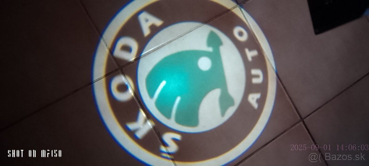 Led logo projektor w,audi a škoda. Montaz zdarma - 5