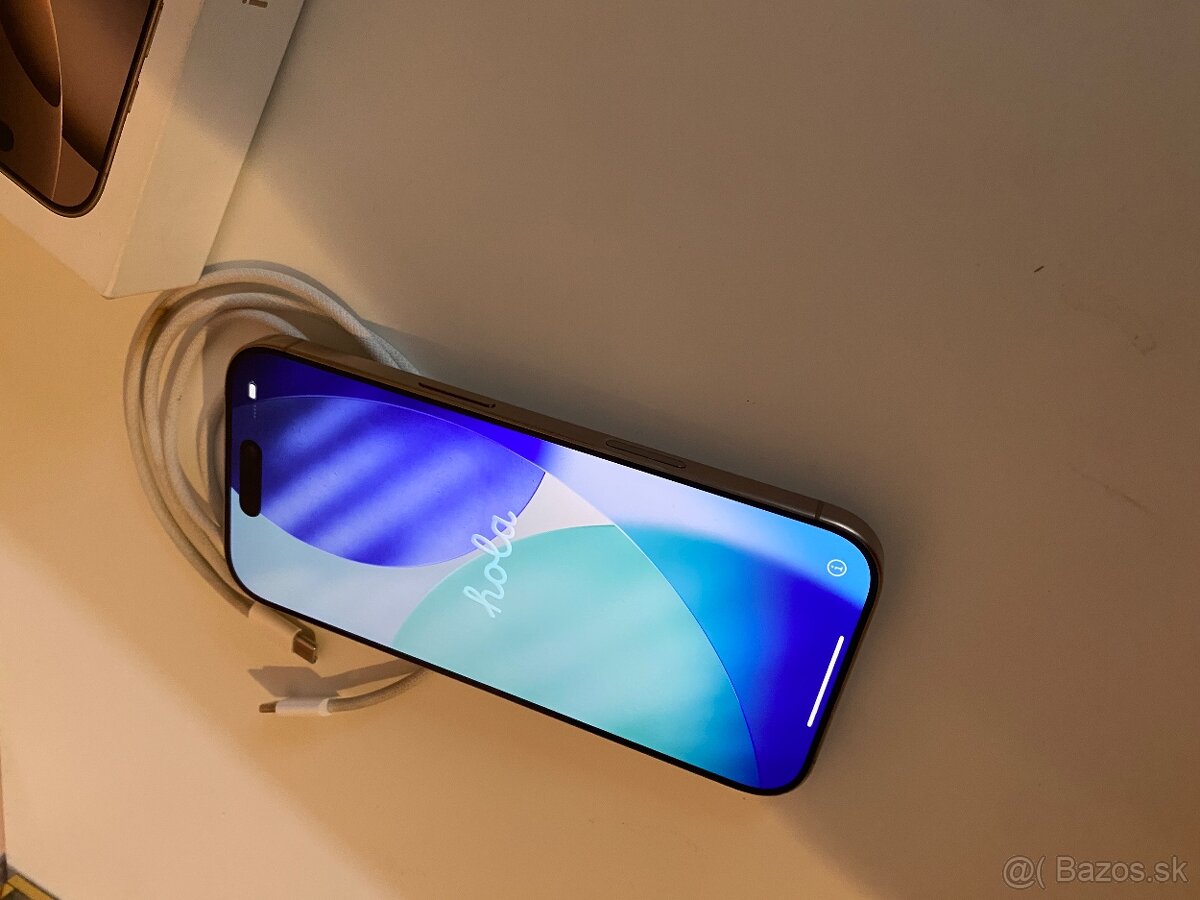 Apple Iphone 16 PRO Desert Titanium 100% batéria——0911480104 - 5