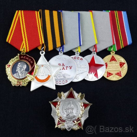 RUSKO CCCP Medaile ŘÁD Rudého Praporu - 5