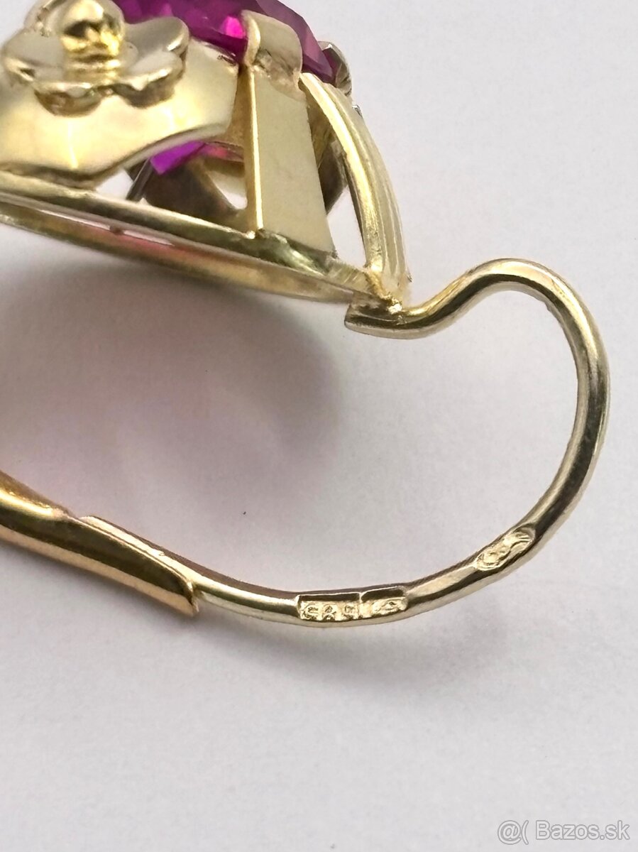 Zlaté náušnice 585/1000 - 5