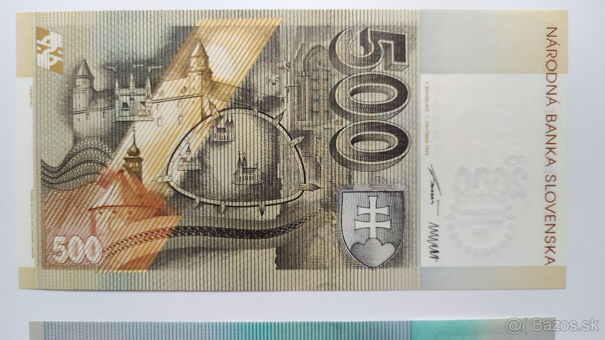 Bimilénium 500, 200 , 50 a 20Sk - 5