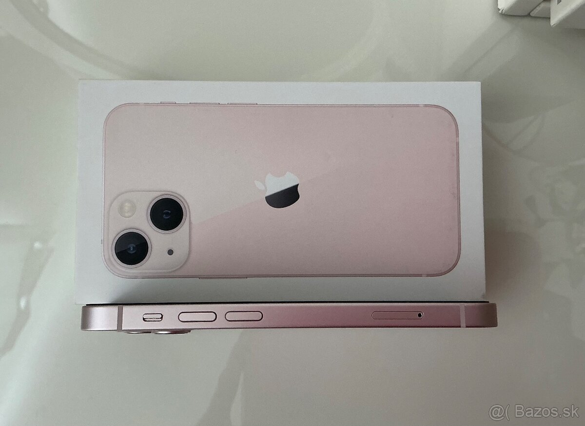 Predám Apple iPhone 13 mini 128GB- ružový - 5