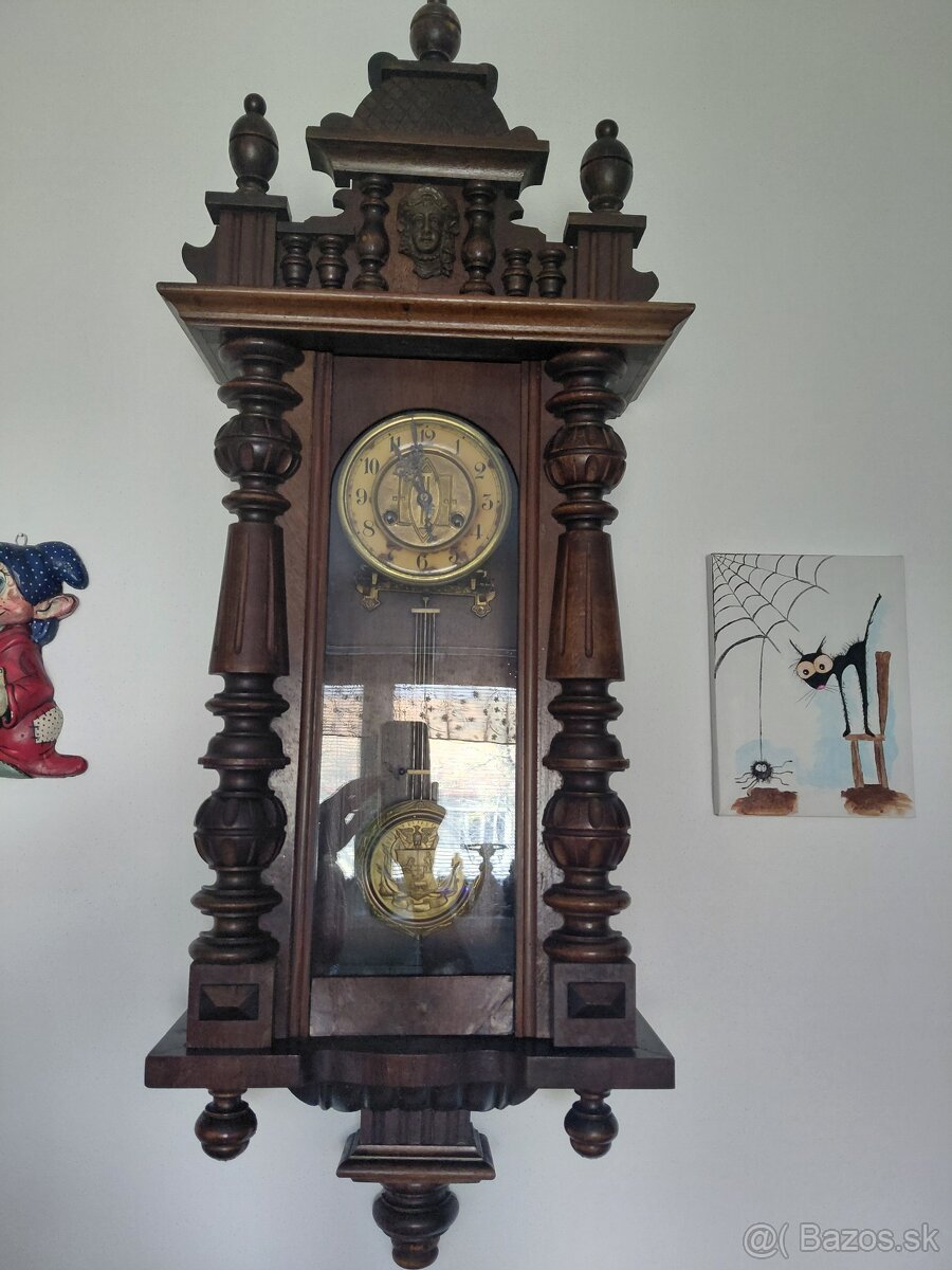 Starožitné nastenné hodiny. - 5