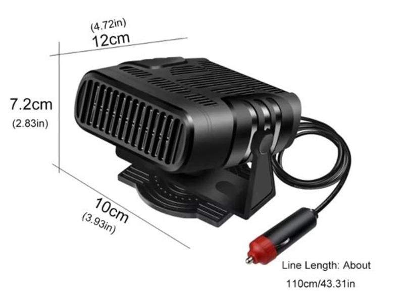 Nový multifunkčný ohrievač, fukár a klíma do auta - 5