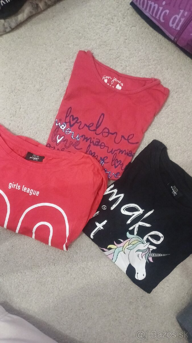Balík oblečenia dievčatko 134-140 19ks - 5