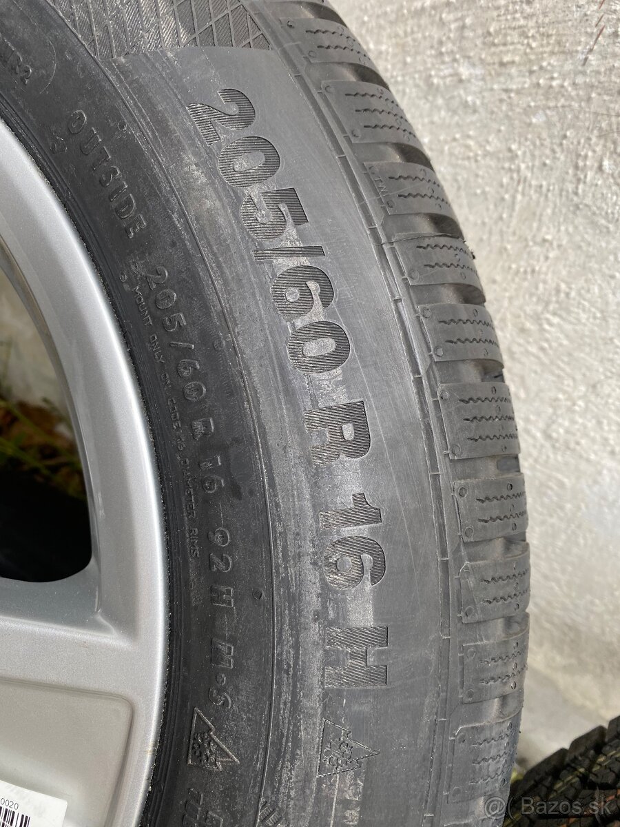 ✅ R16 ®️ Originál Audi A4 5x112 ET35 ✅205/60 R16 Continental - 5