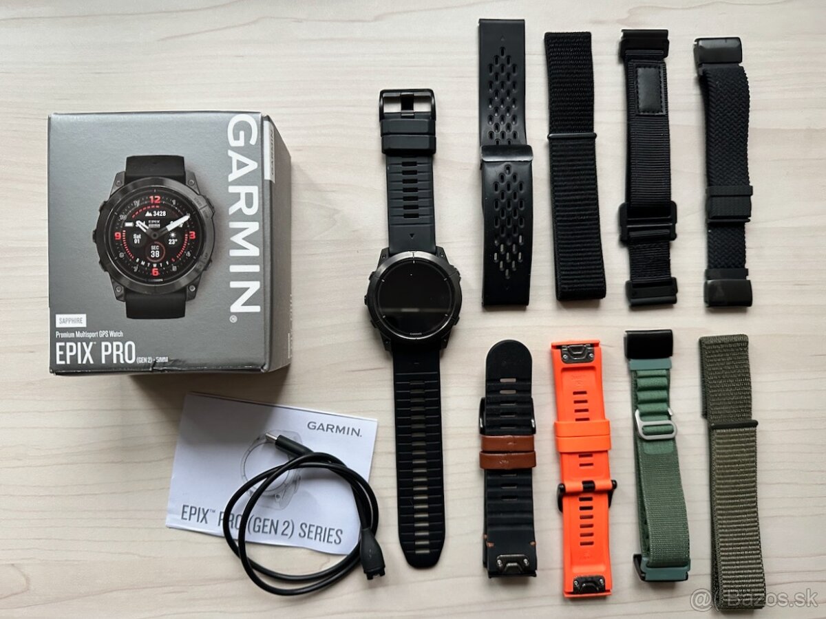 Garmin epix PRO g2 Sapphire, 51mm, Carbon Gray DLC Titanium - 5