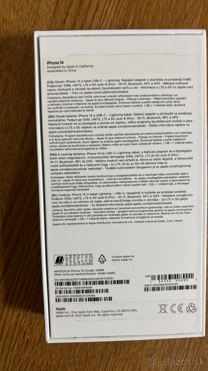 Iphone 14 purple 128gb - 5