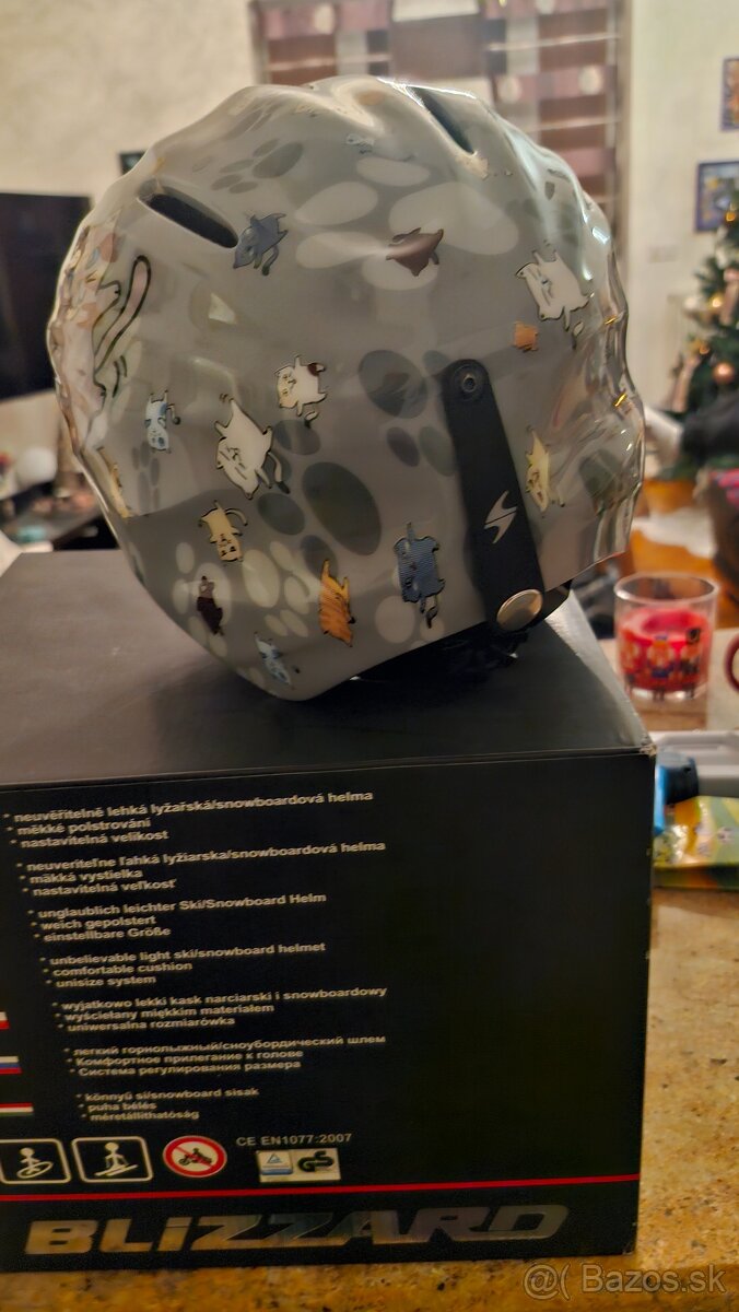 Prilba Blizzard sivá - 5