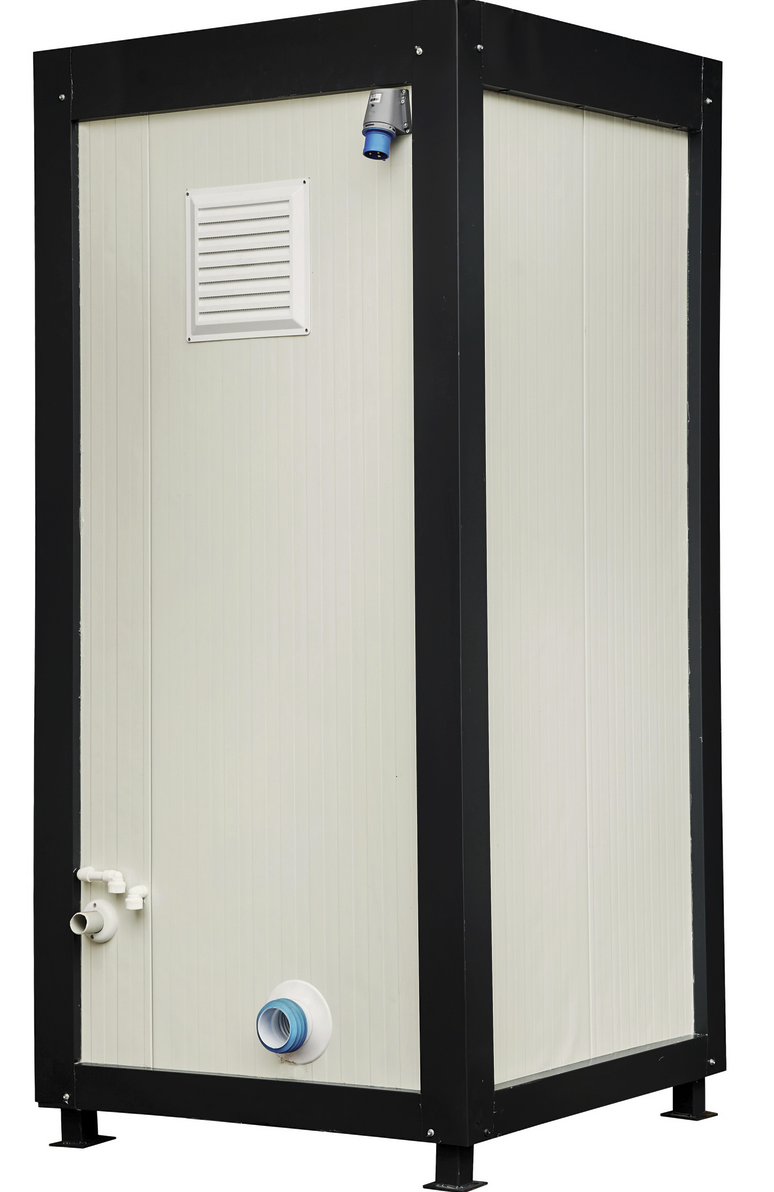 Sanitárný kontajner s jedným WC a umývadlom 120x120x255 cm - 5