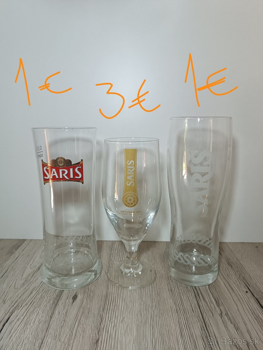 Slovenské pivové poháre 1 - 5