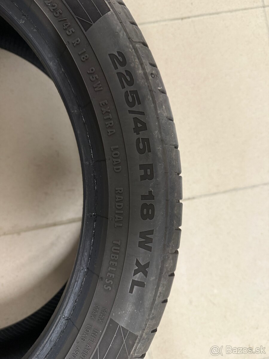 225/45 r18 Continental letné - 5