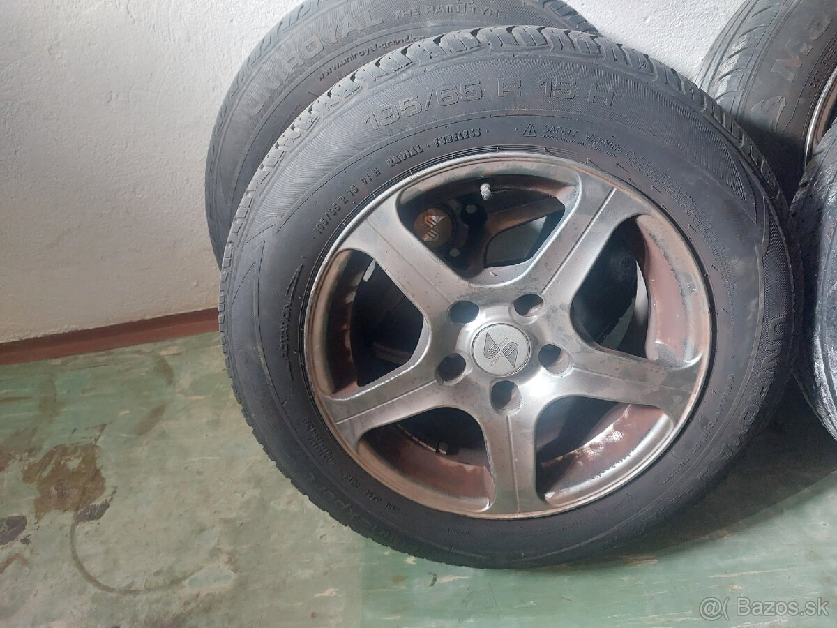 Letne pneumatiky na diskoch rozmer 195/65 R15 - 5