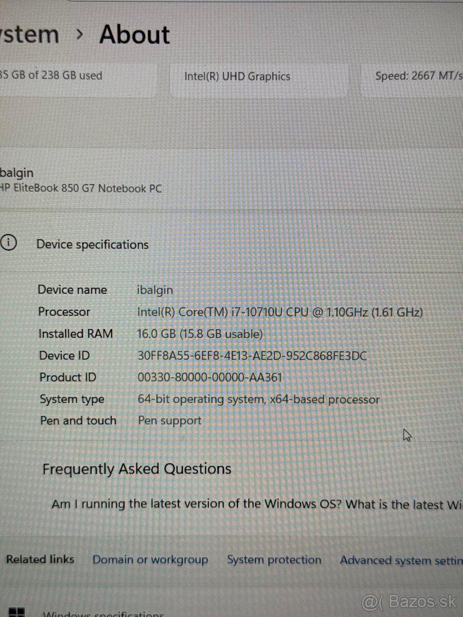 HP Elitebook 850 G7 - 5