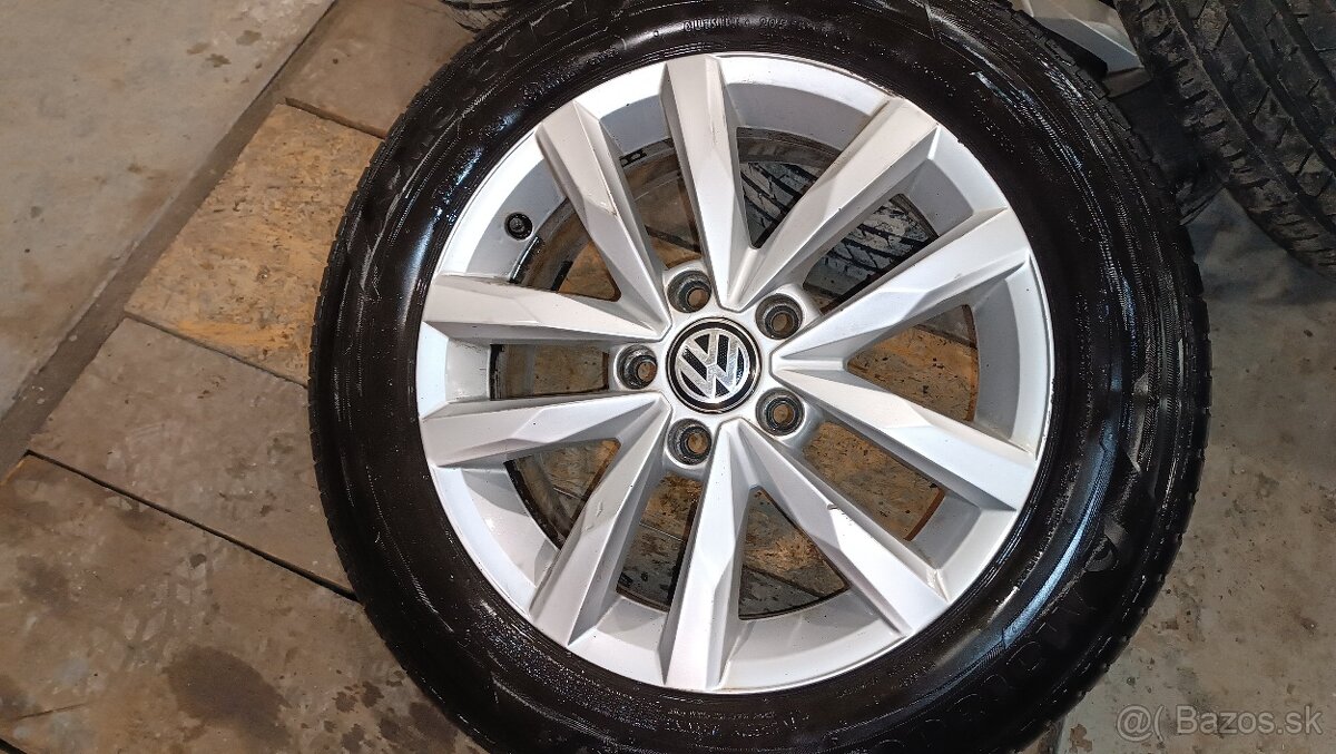 Predám alu disky 16 Volkswagen 5 x 112 - 5