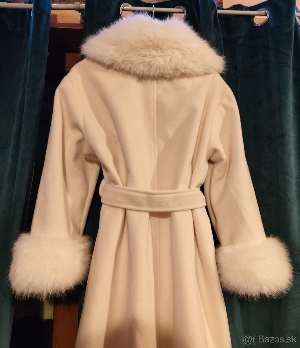 Nový dámsky vlnený kabát - 5