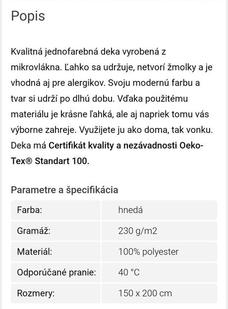 Hnedá deka - 5
