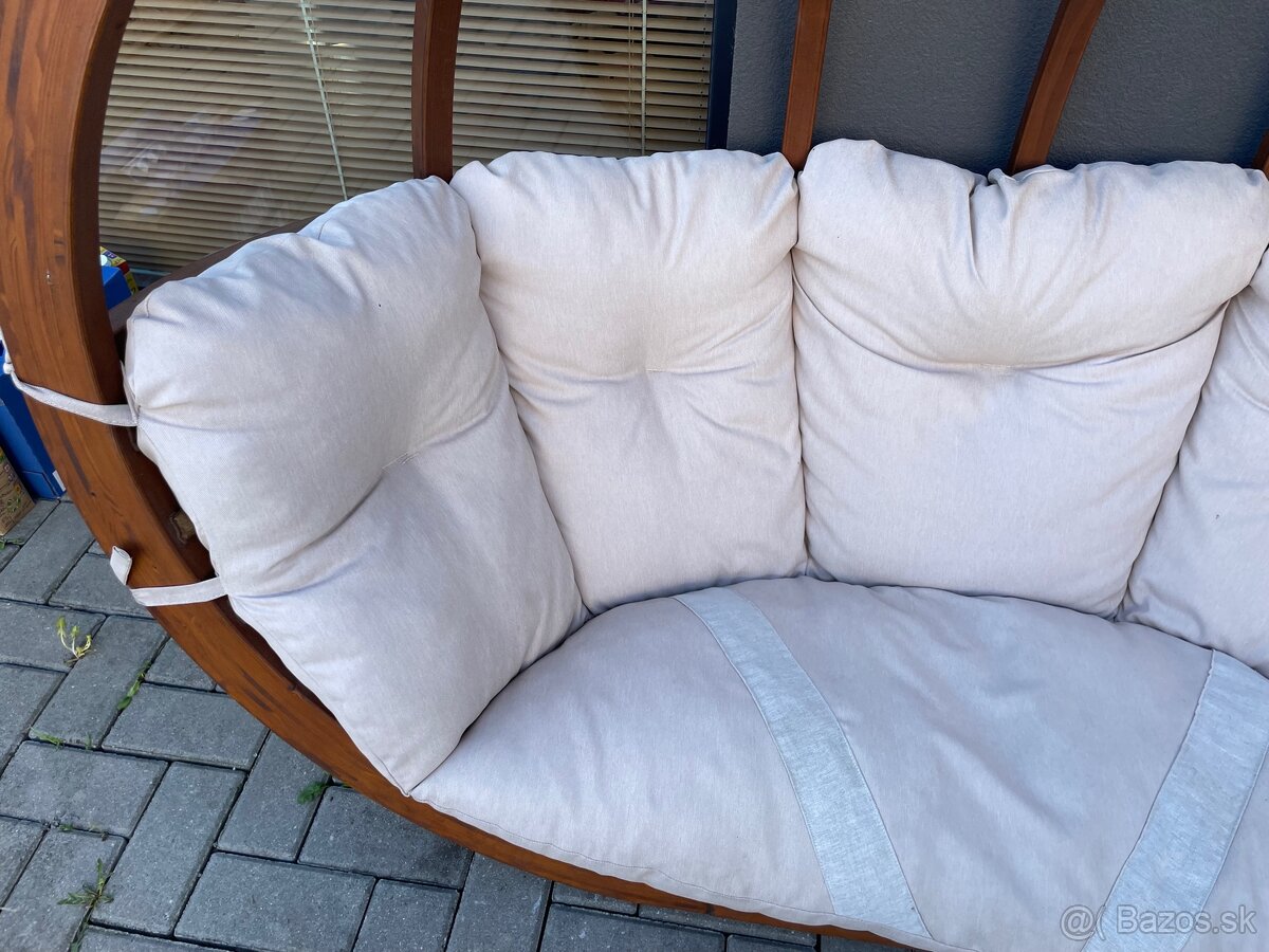 Predám závesnú hojdačku dvojkreslo - 5