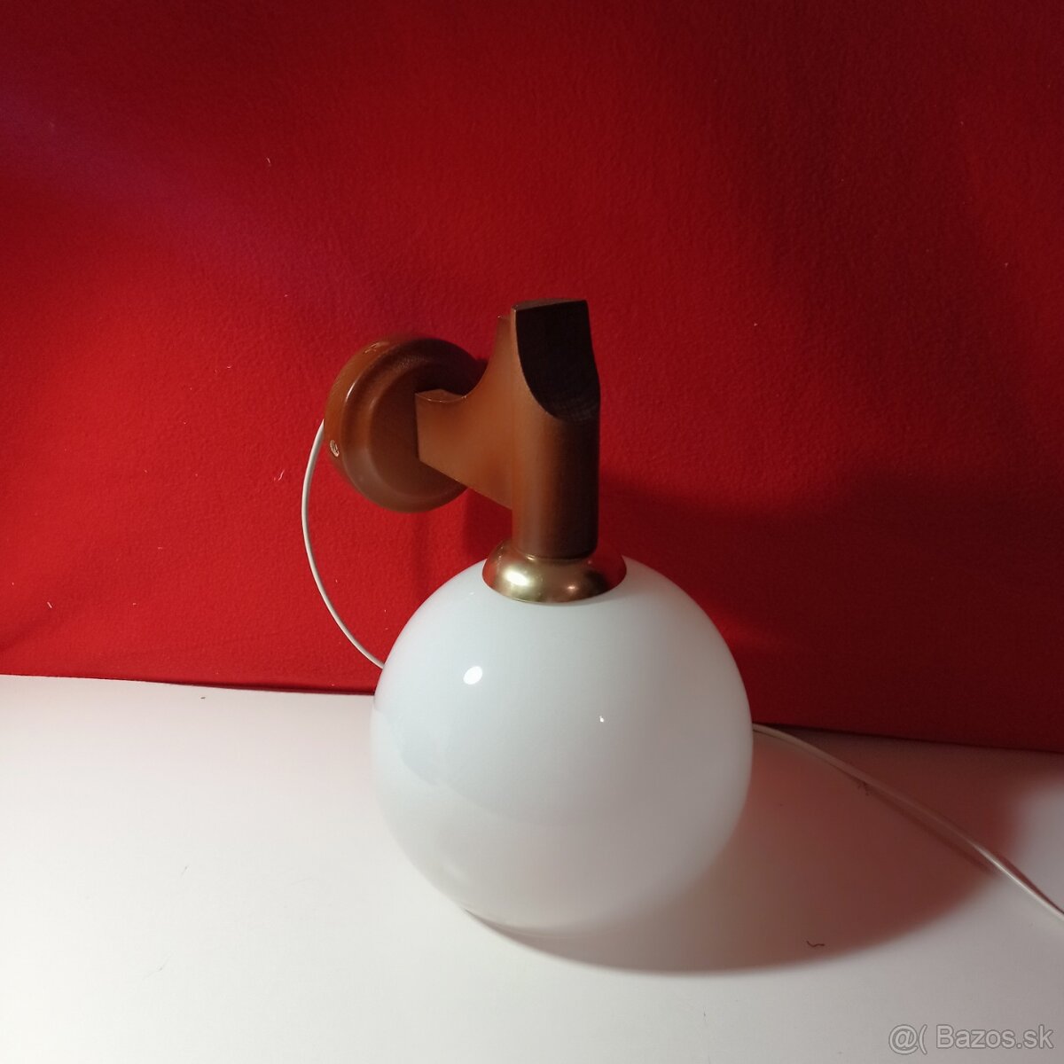 Nástenné drevené svietidlo - 5