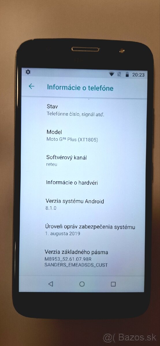 Predám telefón Motorola MOTO G5S PLUS XT1805 - 5