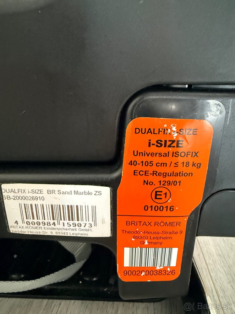 Britax Romer dualfix i-size 360 otocna - 5