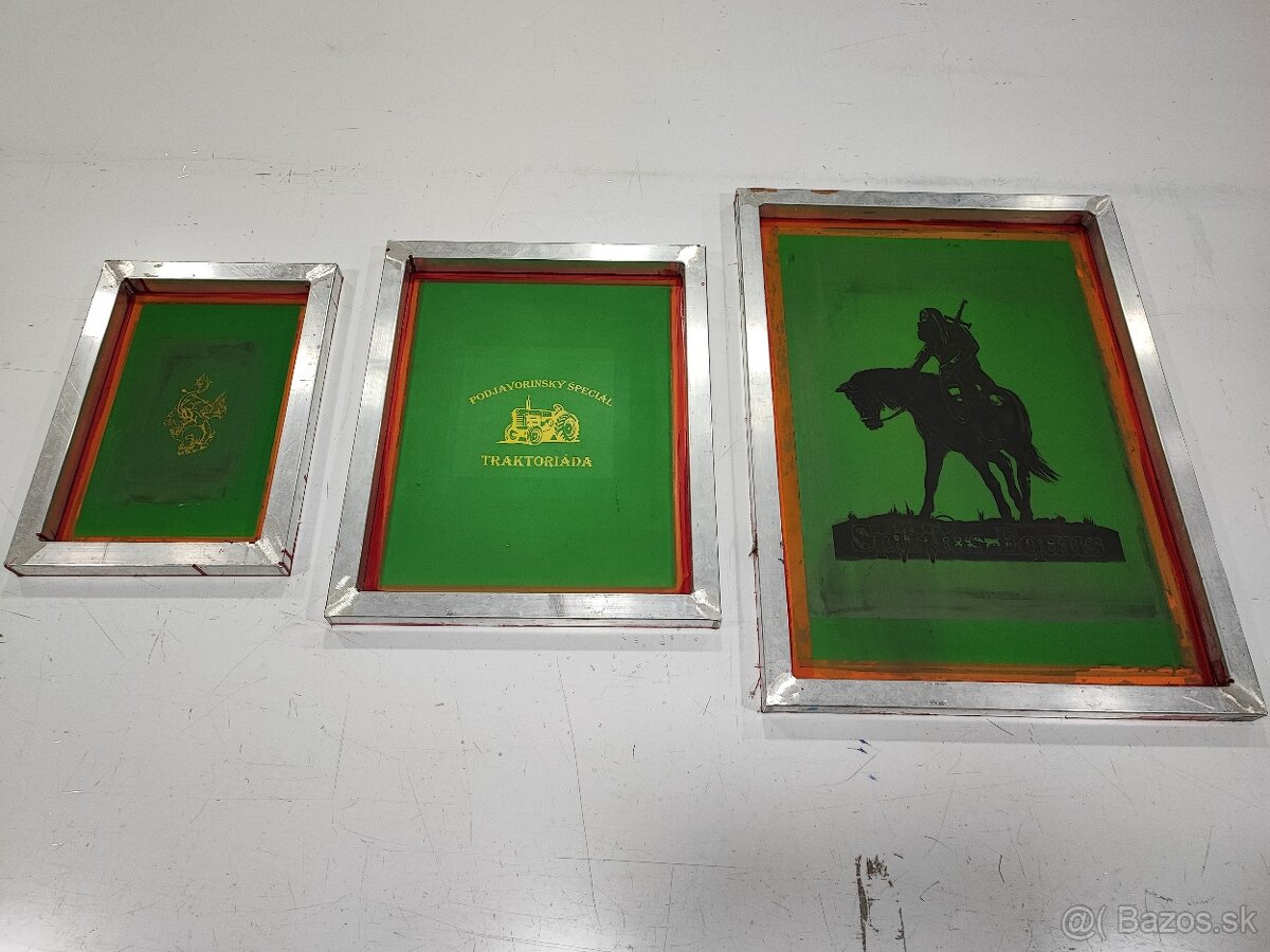 Karusel na sieťotlač – 4-farebný + 4 ramená na malé potlače - 5