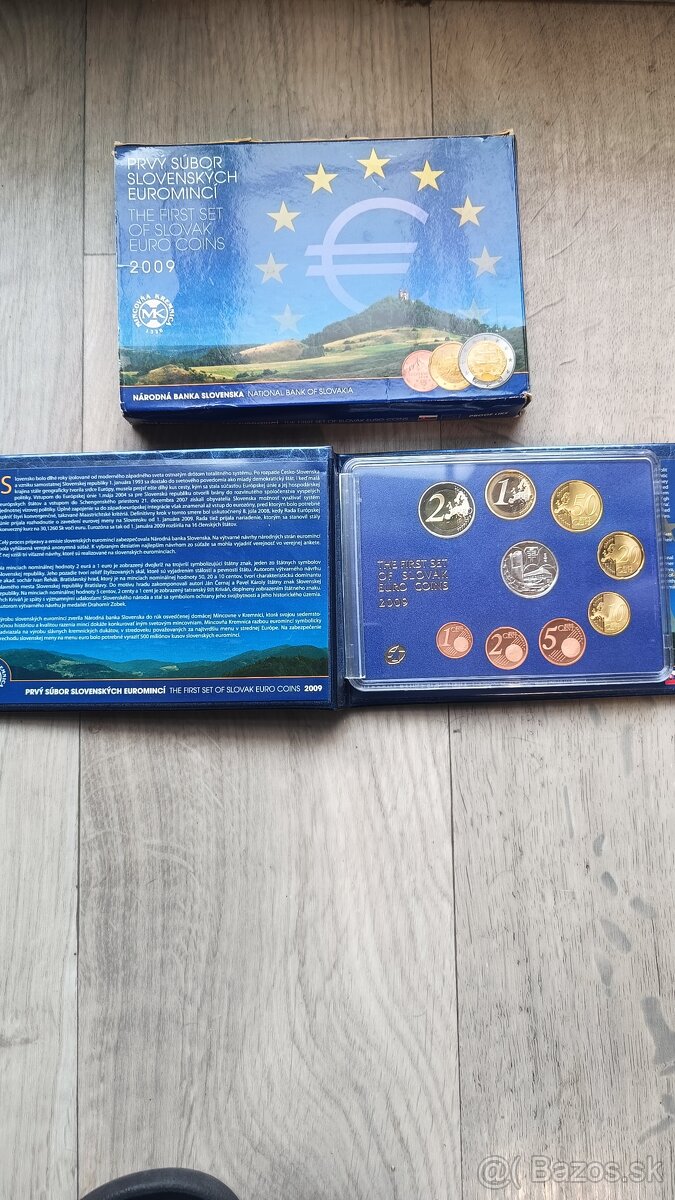 Sada mincí, medailí, bankoviek, známok - 5