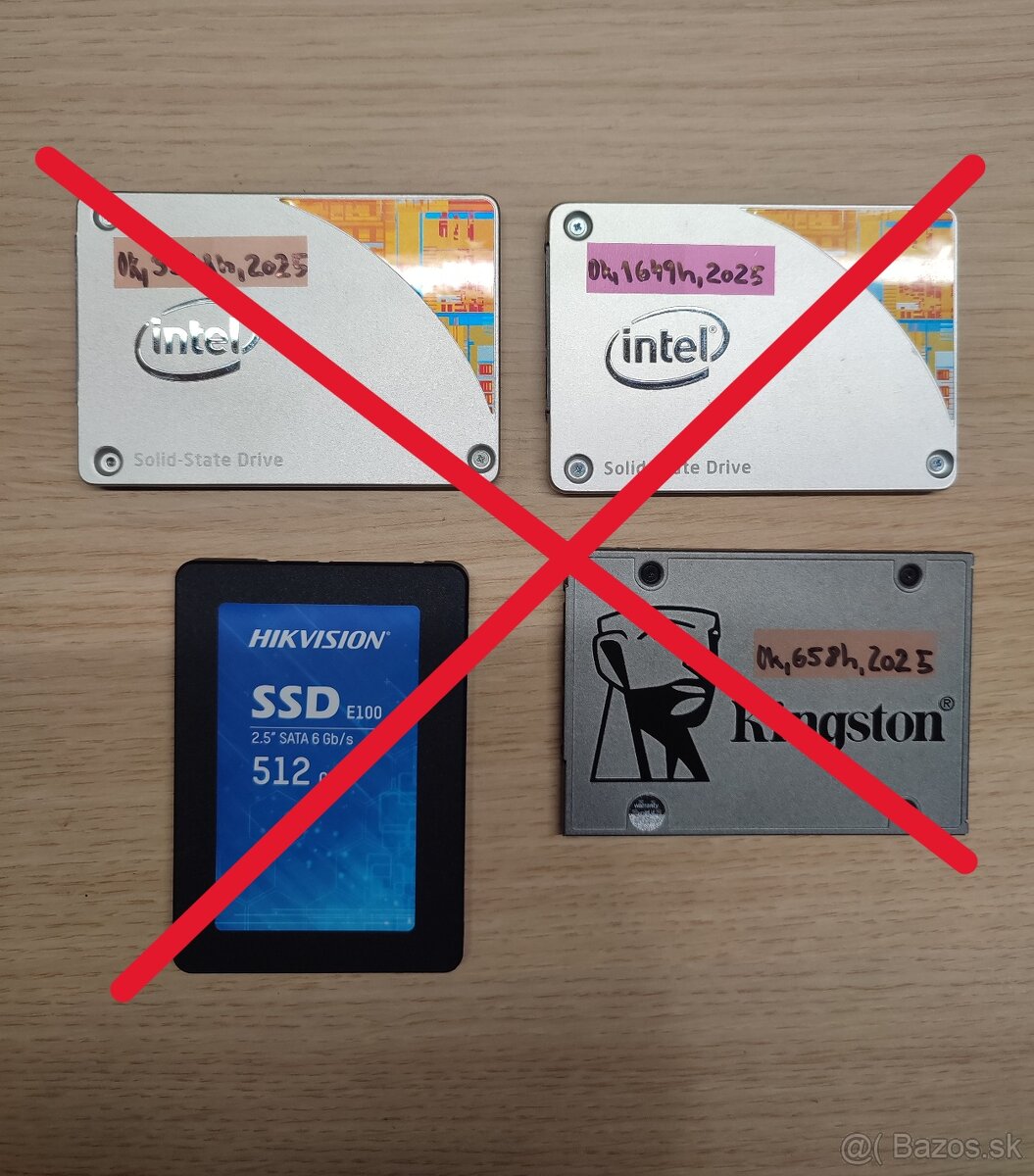 HDD 1TB 3.5" / HDD 250-500GB 2.5" - 5