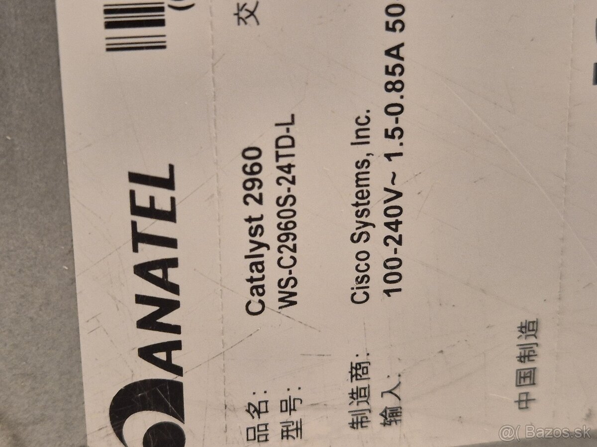 WS-C2960S-24TD-L Cisco Catalyst 2960-S - 5