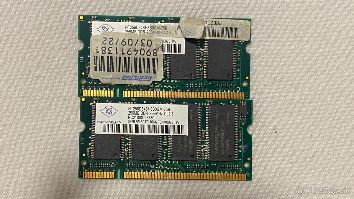 Predám pamäte DDR A SD-RAM - 5