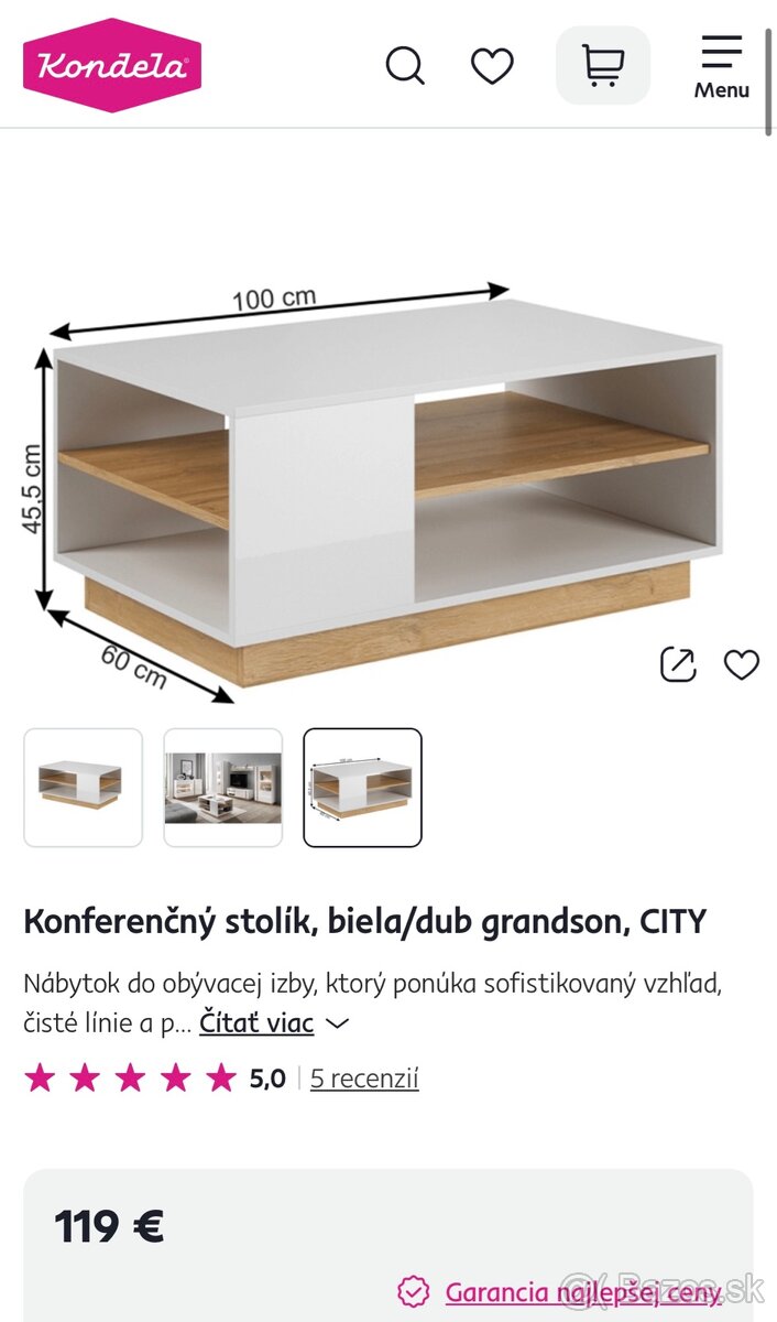 Obývačkových stôl - 5