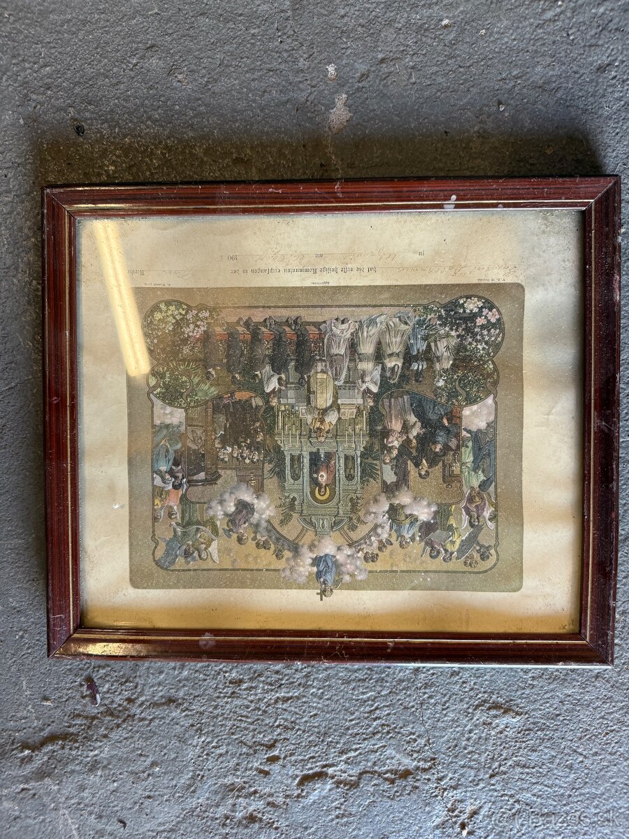 Staré obrazy a rámy od r.1908 - 5